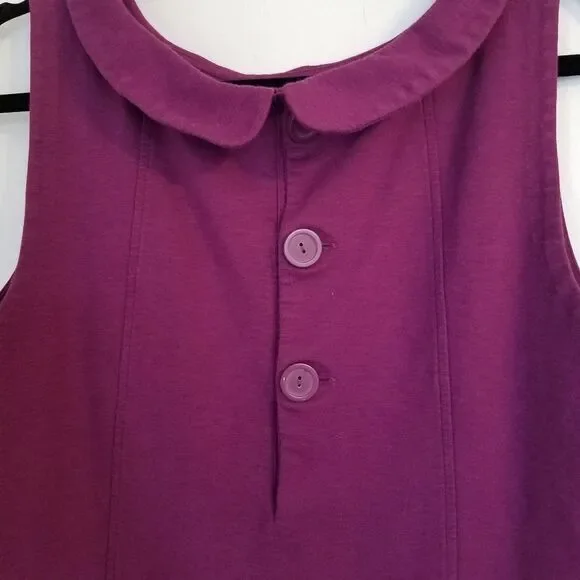 Boden Purple Sixties Ponte Roma Jersey Dress - Picture 6 of 6